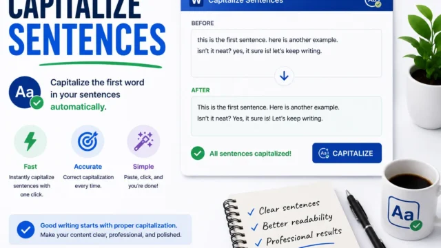 Capitalize Sentences Guide: Fix Sentence Case in Pasted Text