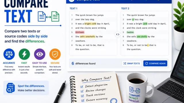 Compare Text Guide: Line-by-Line Diff for Revisions