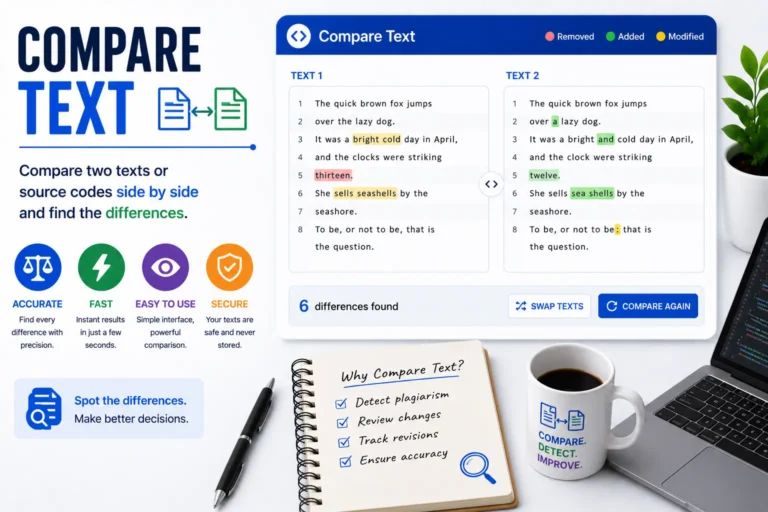 Compare Text Guide: Line-by-Line Diff for Revisions