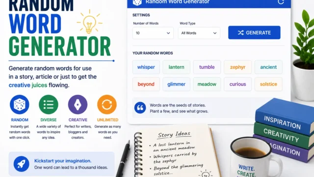 Random Word Generator Guide: Prompts, Games & Brainstorming