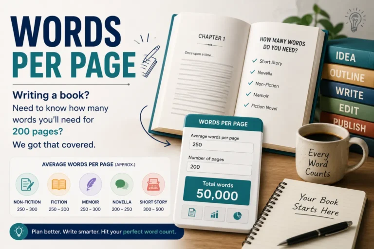 Words Per Page Guide: Estimate Essay & Manuscript Length