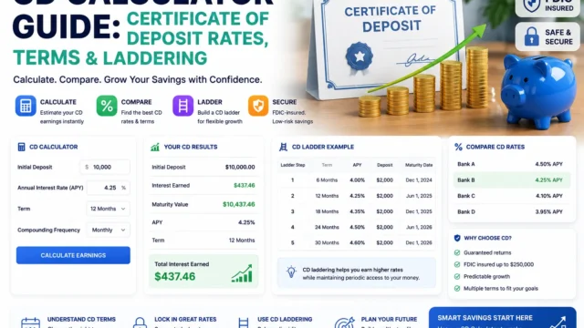 CD Calculator Guide: Certificate of Deposit Rates, Terms & Laddering
