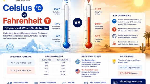 Celsius vs Fahrenheit: Difference & Which Scale to Use