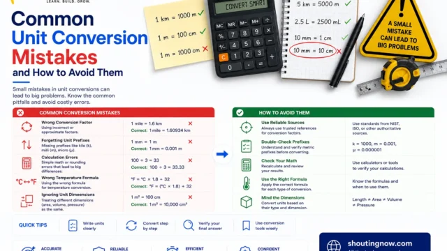 Common Unit Conversion Mistakes and How to Avoid Them