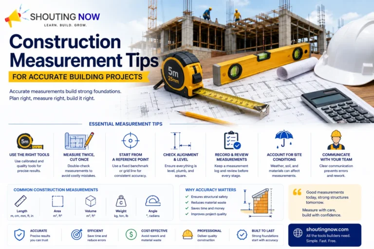 Construction Measurement Tips for Accurate Building Projects