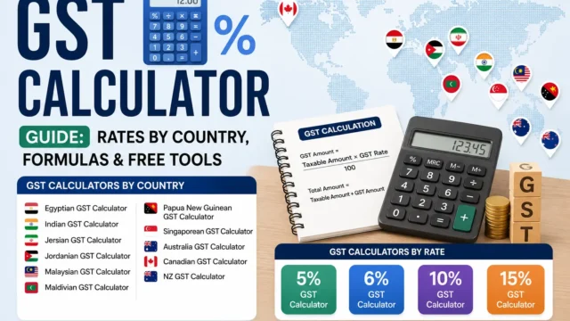 GST Calculator Guide: Rates by Country, Formulas & Free Tools