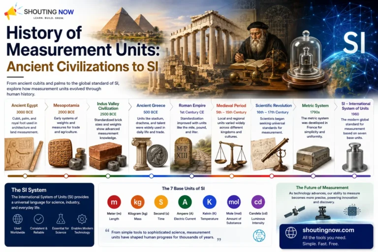 History of Measurement Units: Ancient Civilizations to SI