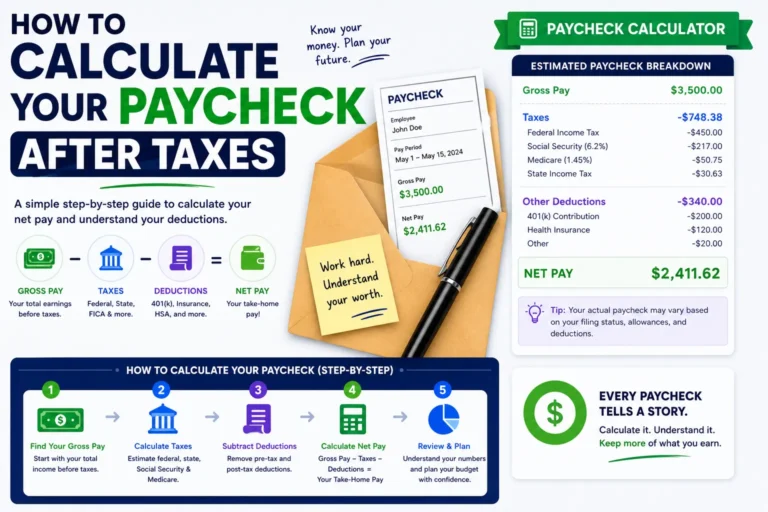 How to Calculate Your Paycheck: Gross to Net Guide