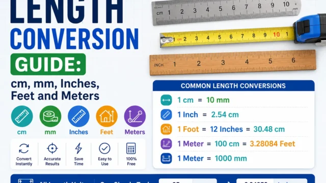 Length Conversion Guide: cm, mm, Inches, Feet and Meters