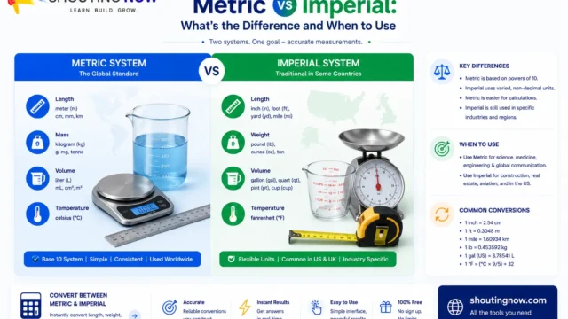 Metric vs Imperial: What’s the Difference and When to Use