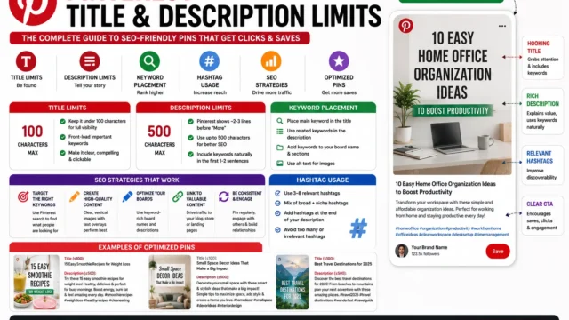 Pinterest Pin Description Counter Guide: Write Keyword-Rich Pins That Get Clicks