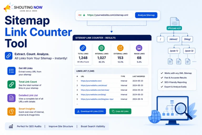 Sitemap Link Counter Guide: Count & Export Every URL (2026)