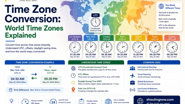 Time Zone Conversion Guide: World Time Zones Explained
