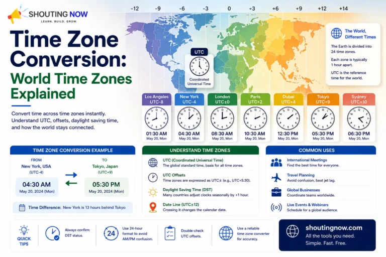 Time Zone Conversion Guide: World Time Zones Explained