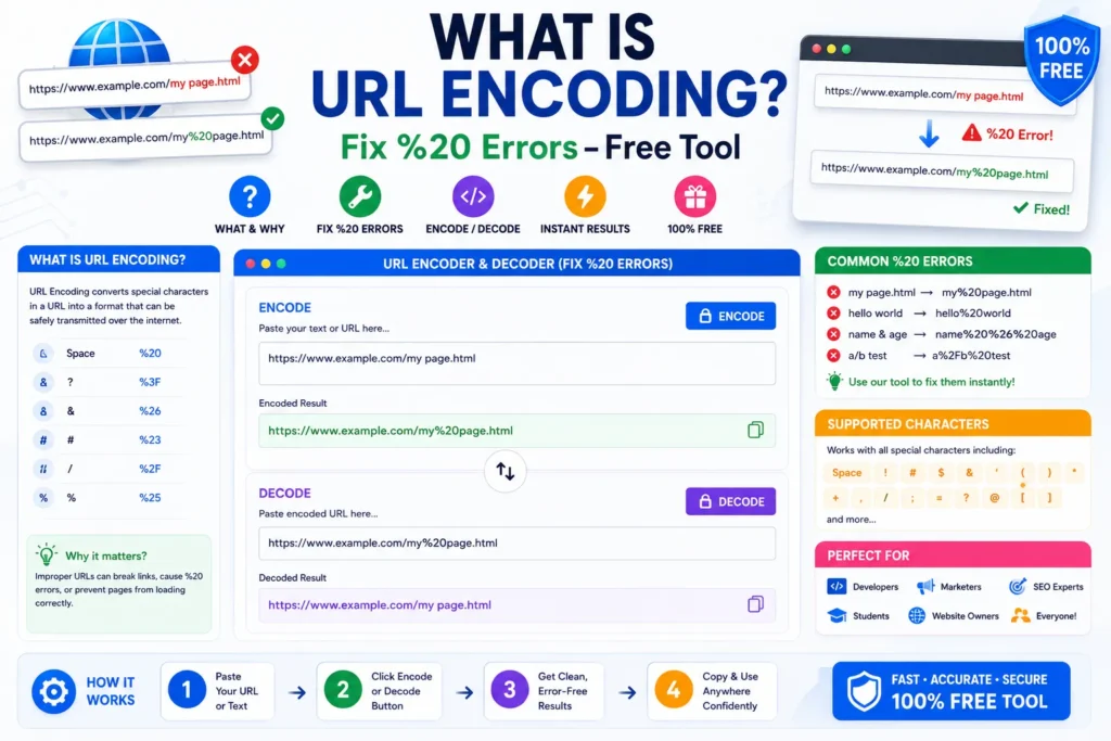 URL Encode & Decode — illustration