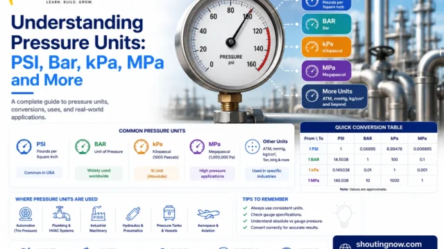 Understanding Pressure Units: PSI, Bar, kPa, MPa and More