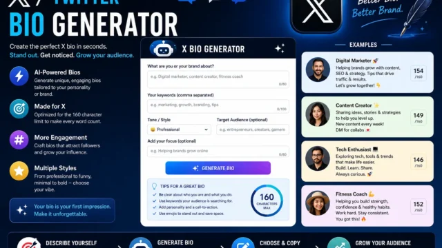 X/Twitter Bio Generator Guide: Write Better Profiles In 160 Characters