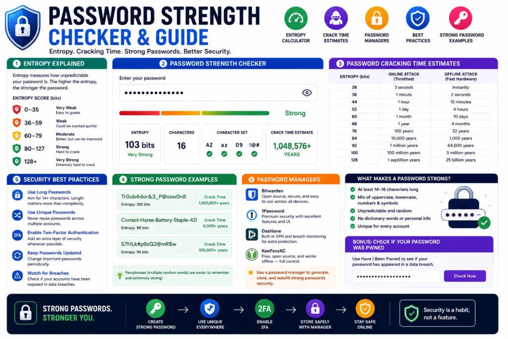 Password Strength Checker — illustration